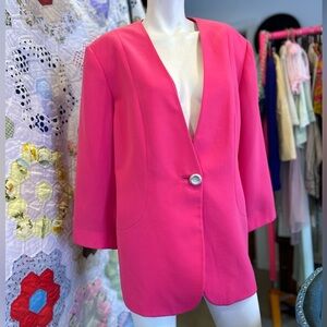 Hot Barbie Pink Blazer